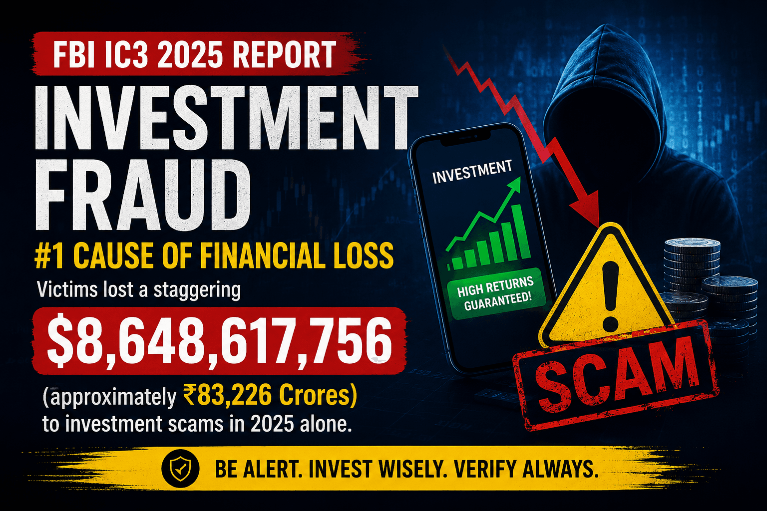 Investment Scams Cost Americans $8.65 Billion in 2025 – A Stark Warning from FBI’s IC3 Annual Report