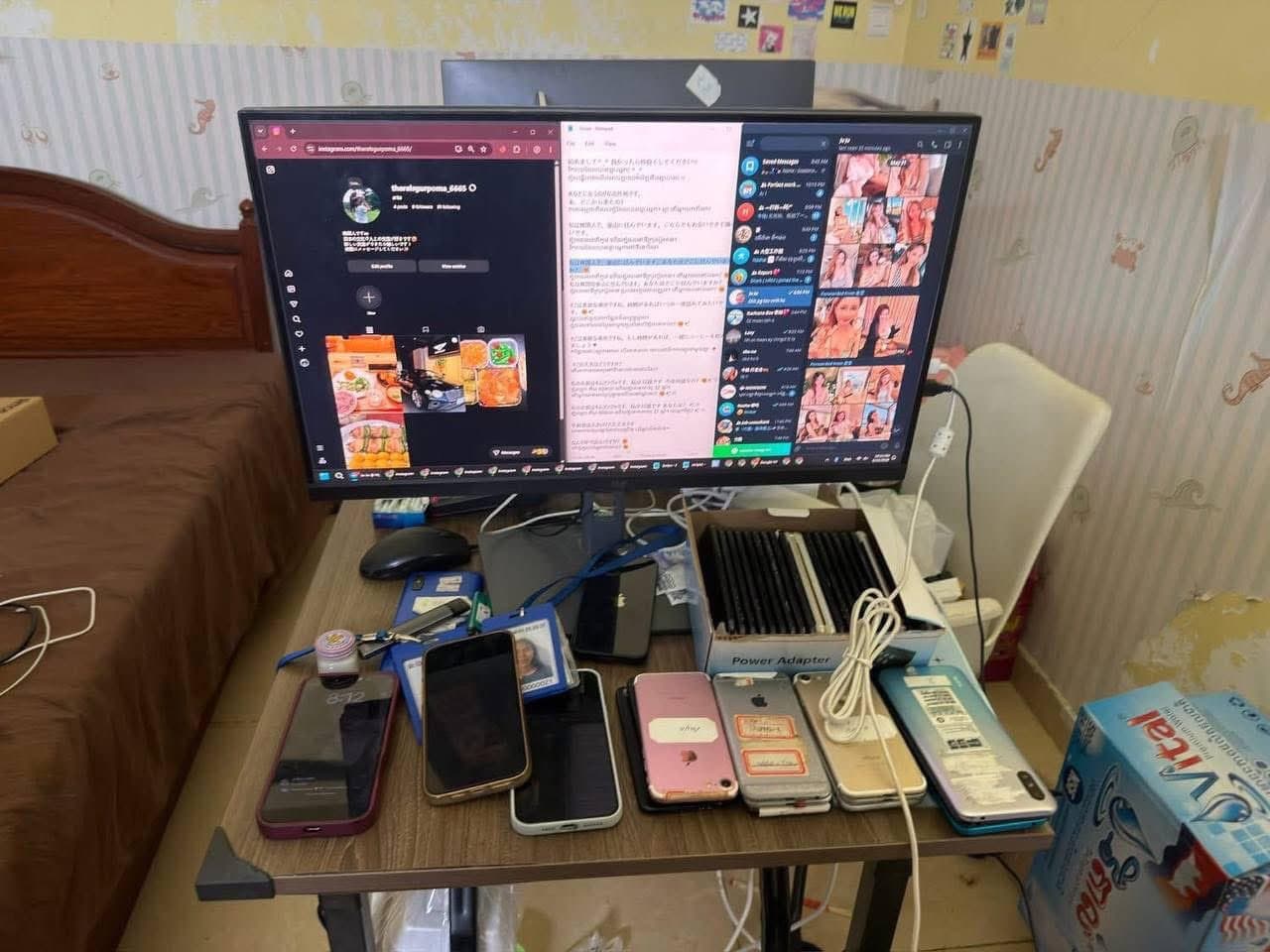 Three Young Cambodian Women Arrested in Phnom Penh for Running Online Scam Operation