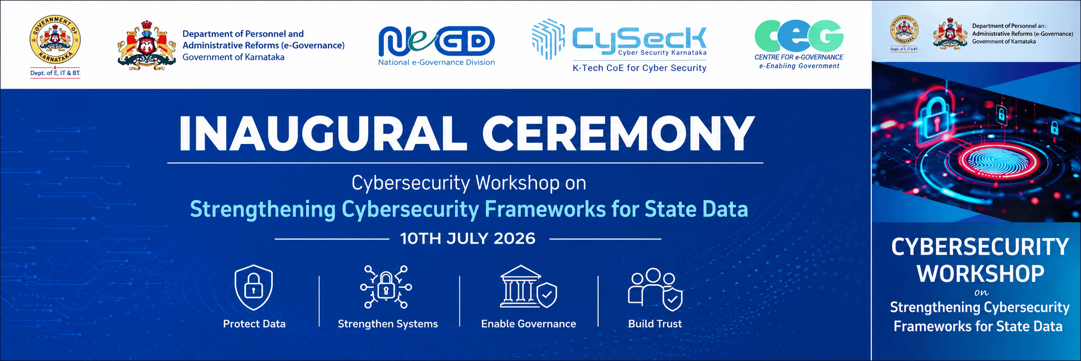 Government of Karnataka, in Collaboration with CySecK conducts State Workshop on Cybersecurity for Digital Governance