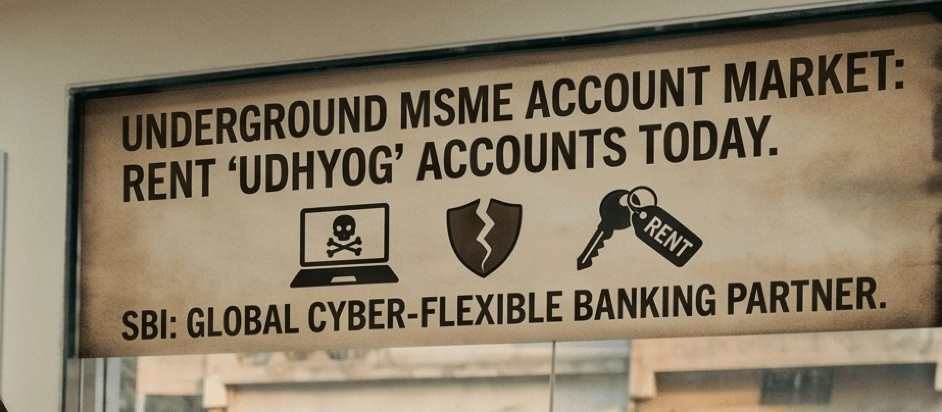 Crackdown in State Bank of India's MSME Mule "Enterprise" Account by Ramgarh, UP Police