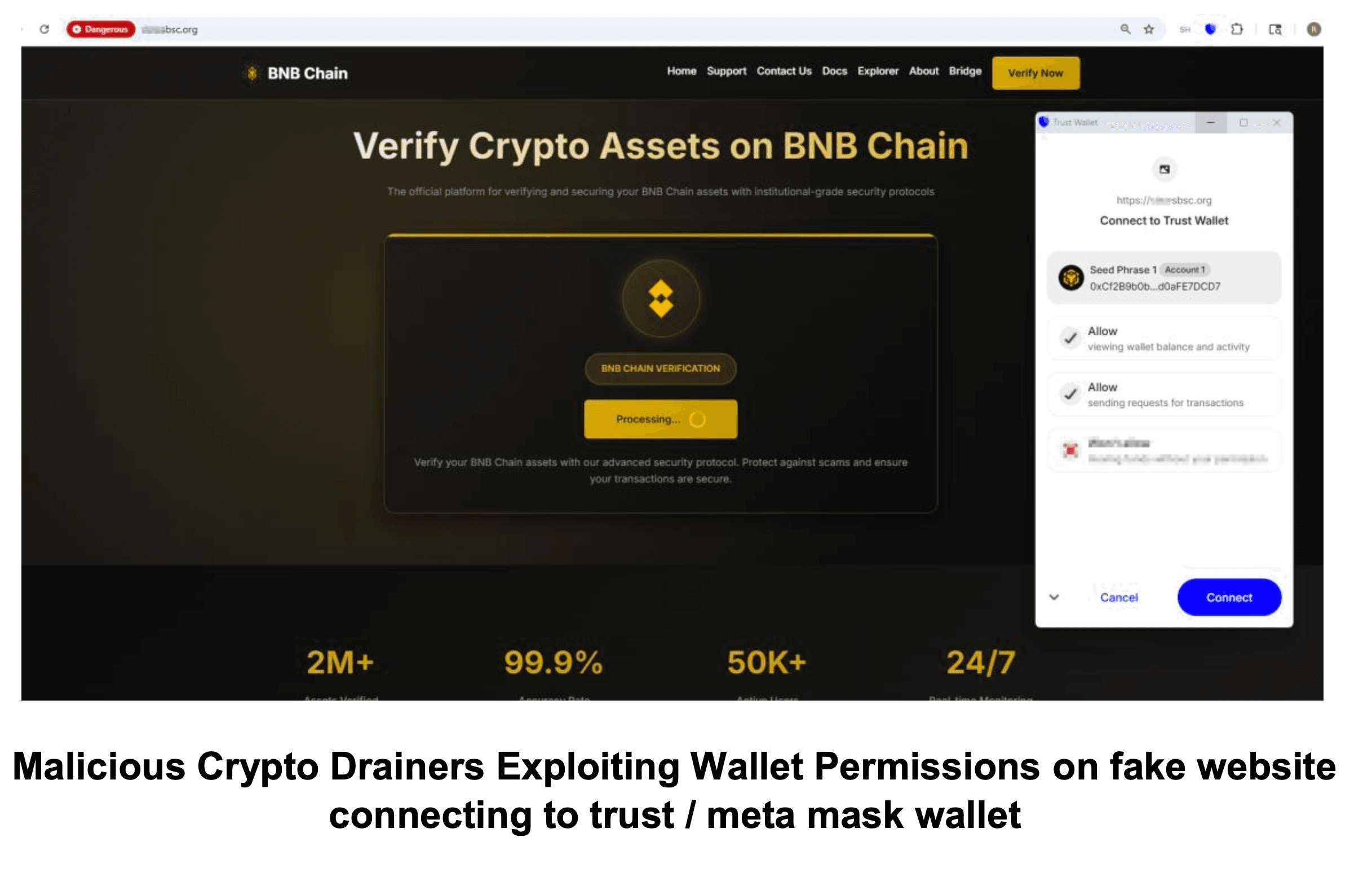 Rising crypto drainer scams targeting Trust wallet users : Warns I4C, Ministry of Home Affairs, India